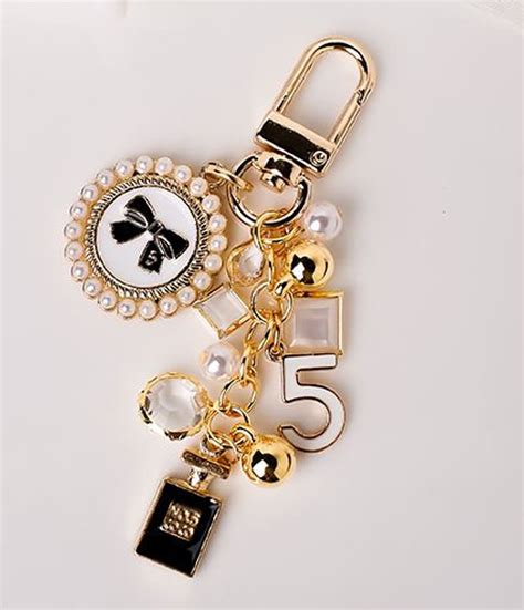 chanel keychain replica|chanel fluffy keychain.